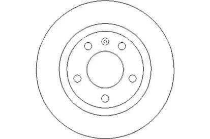 Тормозной диск (NATIONAL: NBD1737)
