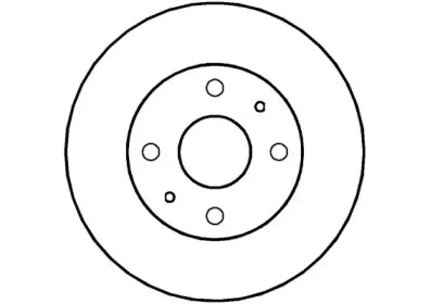 Тормозной диск (NATIONAL: NBD1004)