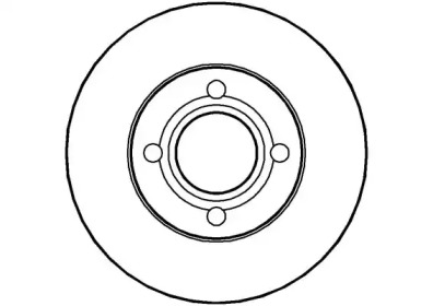 Тормозной диск (NATIONAL: NBD094)