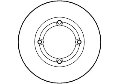 Тормозной диск (NATIONAL: NBD095)