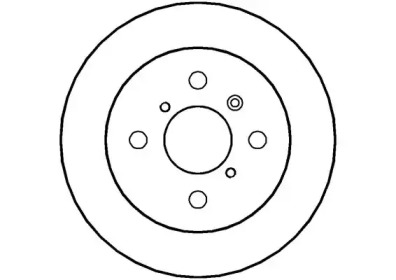 Тормозной диск (NATIONAL: NBD617)