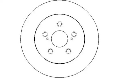 Тормозной диск (NATIONAL: NBD1744)