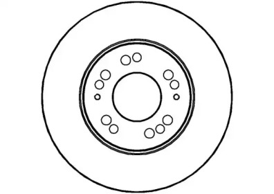Тормозной диск (NATIONAL: NBD1057)