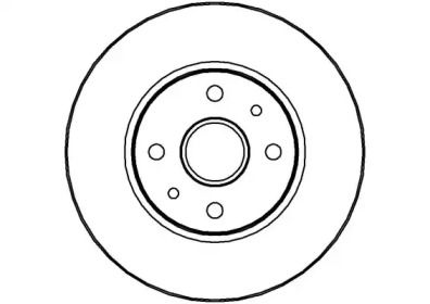 Тормозной диск (NATIONAL: NBD624)