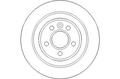 Тормозной диск (NATIONAL: NBD1750)