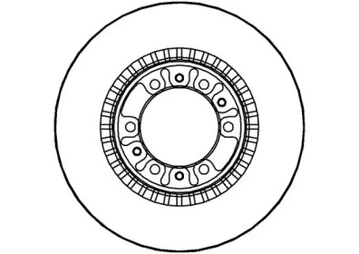 Тормозной диск (NATIONAL: NBD634)