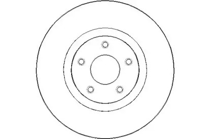 Тормозной диск (NATIONAL: NBD1757)