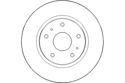 Тормозной диск (NATIONAL: NBD1758)