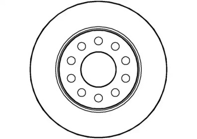Тормозной диск (NATIONAL: NBD711)