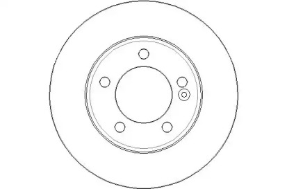 Тормозной диск (NATIONAL: NBD1770)