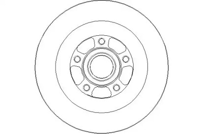 Тормозной диск (NATIONAL: NBD1772)