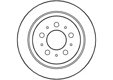 Тормозной диск (NATIONAL: NBD1076)