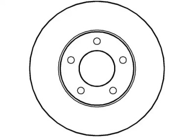 Тормозной диск (NATIONAL: NBD757)