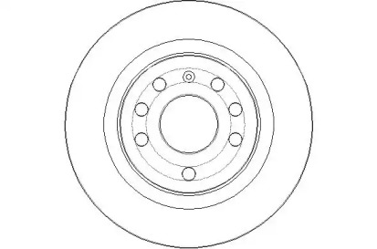 Тормозной диск (NATIONAL: NBD1775)