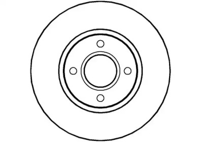 Тормозной диск (NATIONAL: NBD760)