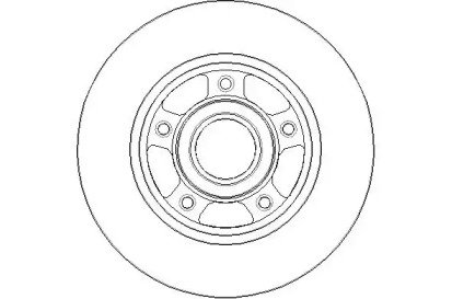 Тормозной диск (NATIONAL: NBD1777)