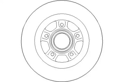 Тормозной диск (NATIONAL: NBD1778)
