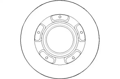 Тормозной диск (NATIONAL: NBD1796)