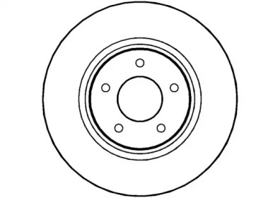 Тормозной диск (NATIONAL: NBD771)