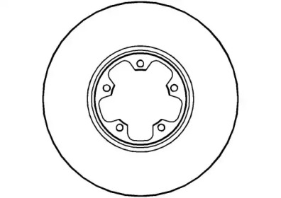 Тормозной диск (NATIONAL: NBD1114)
