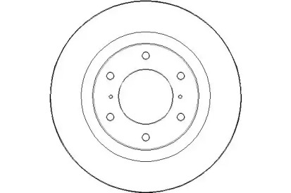 Тормозной диск (NATIONAL: NBD1800)