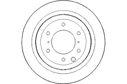 Тормозной диск (NATIONAL: NBD1801)