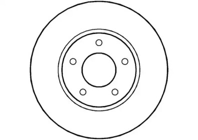 Тормозной диск (NATIONAL: NBD890)