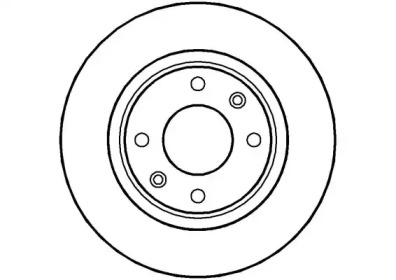 Тормозной диск (NATIONAL: NBD1118)