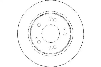 Тормозной диск (NATIONAL: NBD1804)