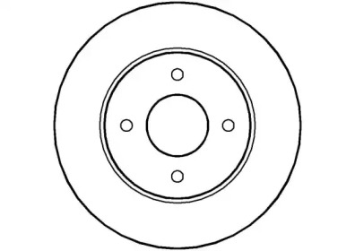 Тормозной диск (NATIONAL: NBD1145)