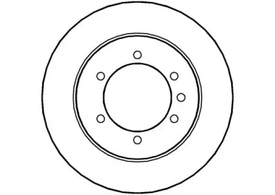 Тормозной диск (NATIONAL: NBD826)