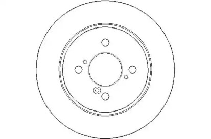 Тормозной диск (NATIONAL: NBD1806)