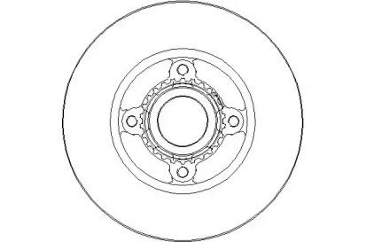 Тормозной диск (NATIONAL: NBD1808)