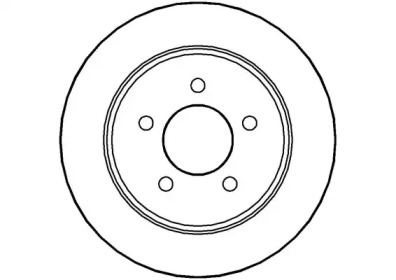 Тормозной диск (NATIONAL: NBD1155)