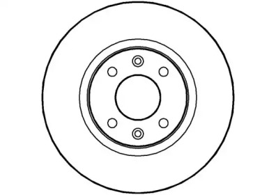 Тормозной диск (NATIONAL: NBD116)