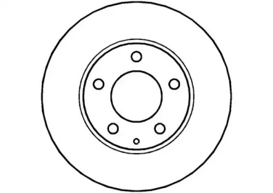 Тормозной диск (NATIONAL: NBD1160)