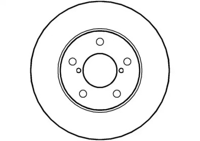 Тормозной диск (NATIONAL: NBD851)