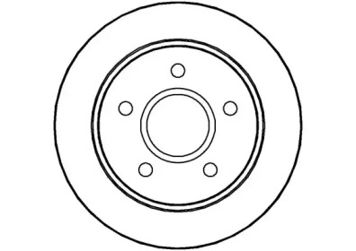 Тормозной диск (NATIONAL: NBD797)