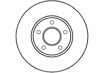 Тормозной диск (NATIONAL: NBD1244)