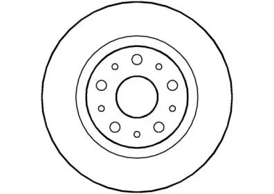Тормозной диск (NATIONAL: NBD801)