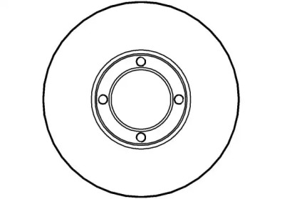 Тормозной диск (NATIONAL: NBD117)