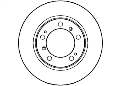 Тормозной диск (NATIONAL: NBD929)