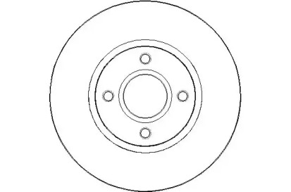 Тормозной диск (NATIONAL: NBD1821)