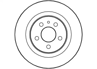 Тормозной диск (NATIONAL: NBD1222)