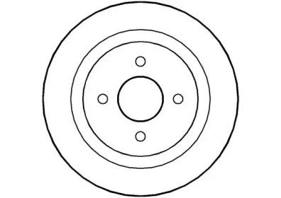 Тормозной диск (NATIONAL: NBD1223)