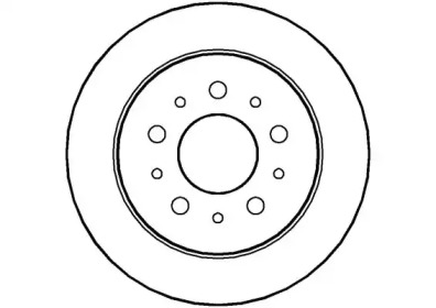 Тормозной диск (NATIONAL: NBD1257)