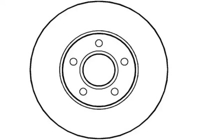 Тормозной диск (NATIONAL: NBD1258)