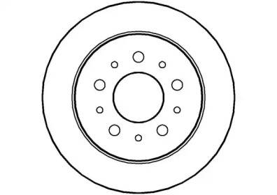 Тормозной диск (NATIONAL: NBD1184)