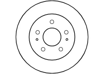 Тормозной диск (NATIONAL: NBD951)