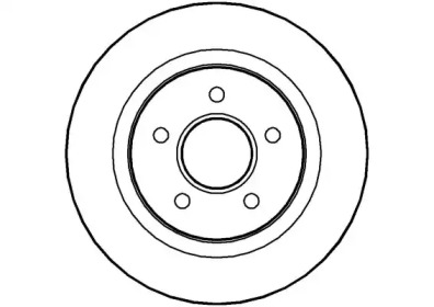Тормозной диск (NATIONAL: NBD1267)